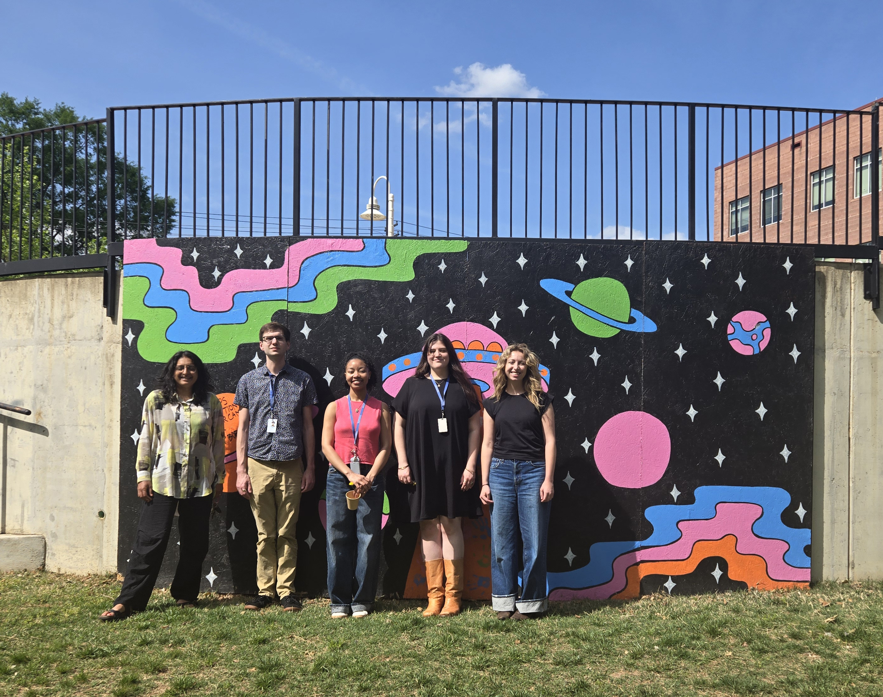 Spring 2025 interns at THEARC